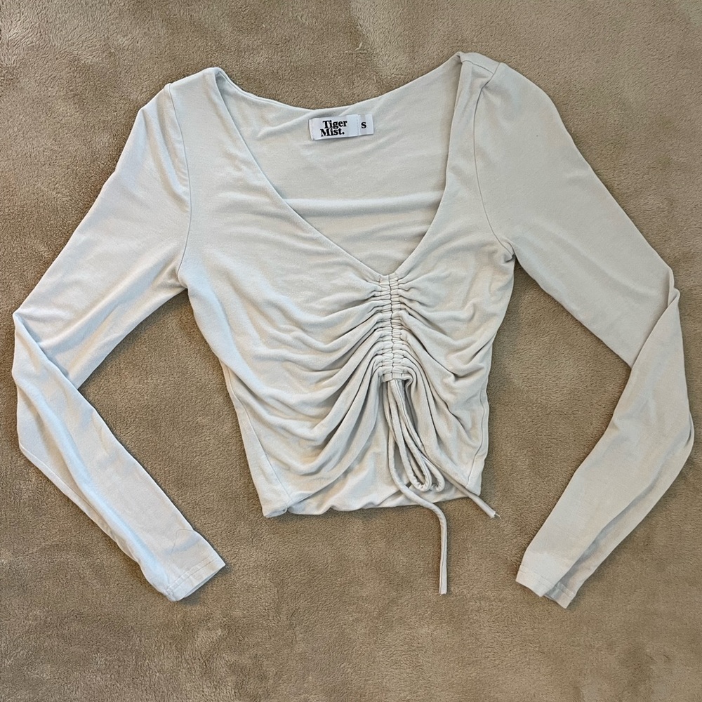 Ruched Longsleeve Top